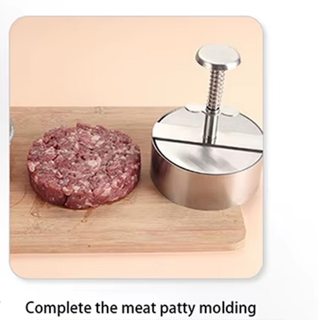 เก็บปลายทาง！เบอร์เกอร์กด 304 สแตนเลส ปรับแฮมเบอร์เกอร์ พายชงแม่พิมพ์ สำหรับทําอาหารสะดวก - รูปที่ 7