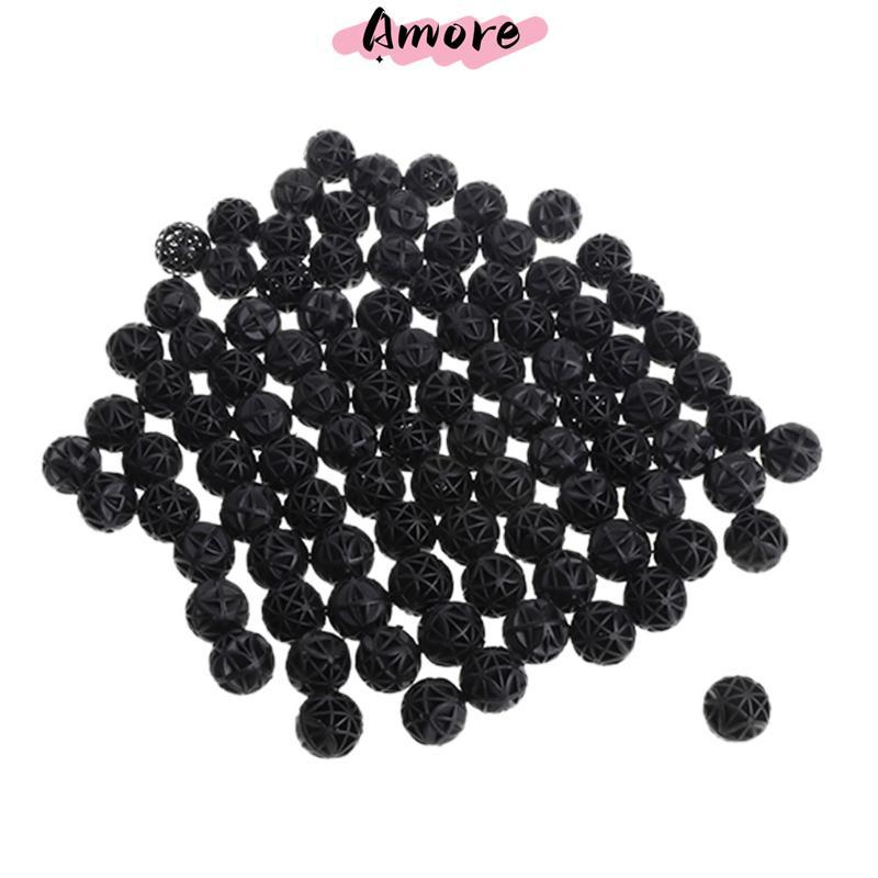 Amore Aquarium Bio Balls 0 6 นิ้ว 100 ชิ้นสําหรับปลาน้ําจืดและทะเลสําหรับถัง