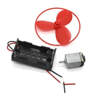 COD ชุดมอเตอร์ DIY มีที่เปิด/ปิด พร้อมใบพัด Set Motor ใบพัดขนาดเล็ก โฮมเมด เล็ก เรือ ของเล่น