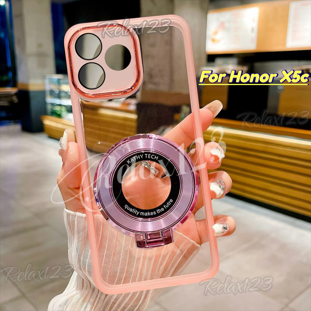 สําหรับ Honor X5c 4G 2025 Honor X5C X5c Plus HonorX5c HONOR X5c HONOR X5c + 4G ปลอก 2025 โปร่งใสกันก