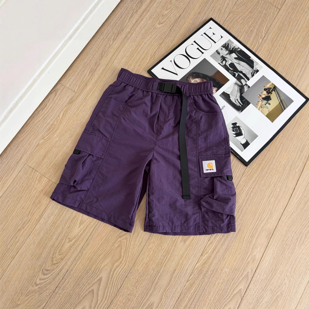VH71 Carh'''t Four-Color Functional Workwear Casual Shorts Unisex Purple Sports Five-Point Shorts