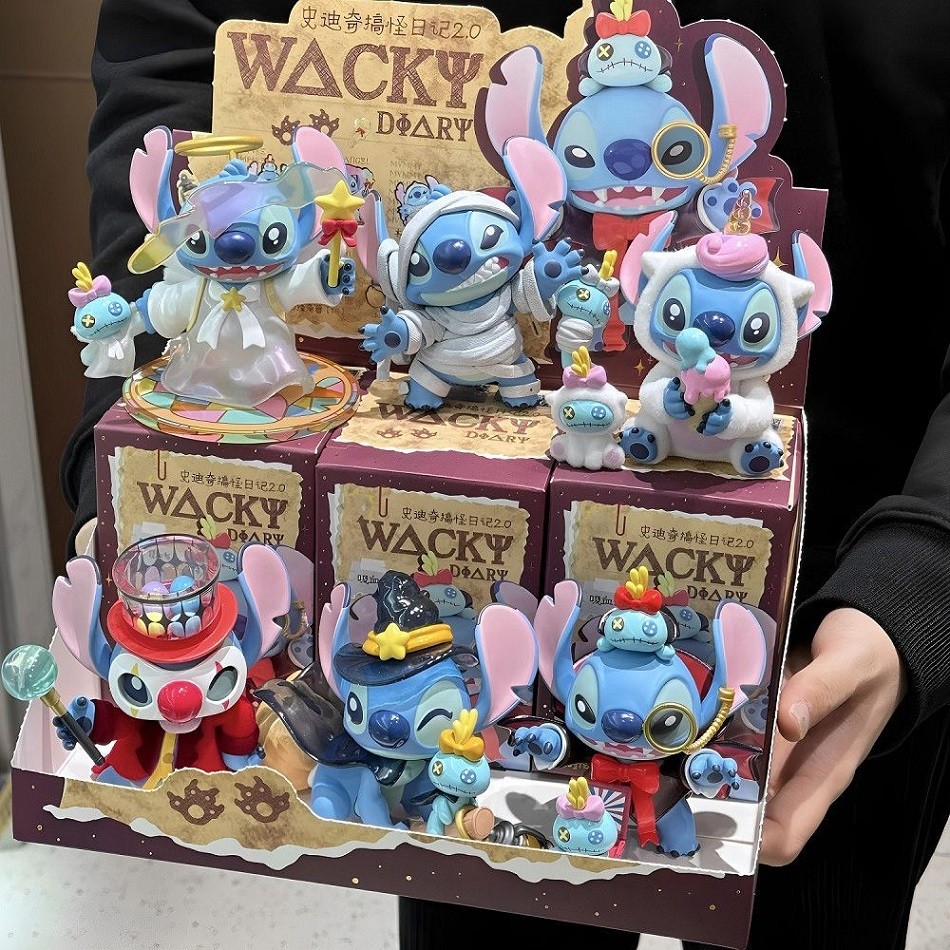 2025 ใหม่ Stitch ตลกไดอารี่ 2.0 กล่องตาบอดรูป Stich อุปกรณ์ต่อพ่วงอินเทรนด์ของเล่นตุ๊กตาเดสก์ท็อปเครื่องประดับสําหรับสาววันหยุดของขวัญ