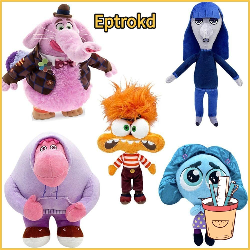 EPTRO Inside Out Plush, Riley Inside Out 2 Plush Toy, Anger Sadness Anime Related Images ตุ๊กตาตุ๊กต