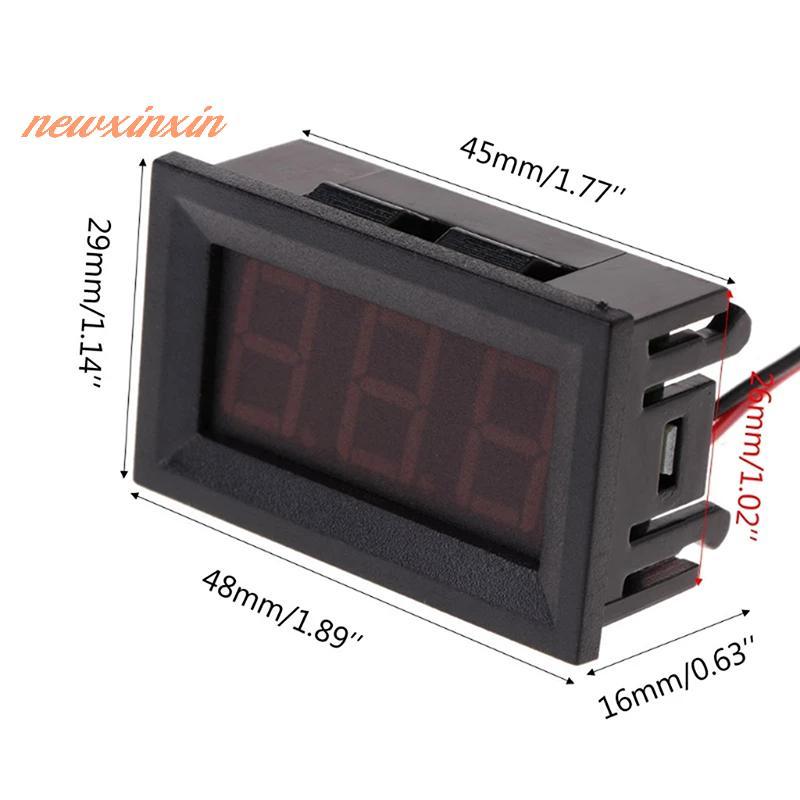 [NT-t] 0.56 ในโวลต์มิเตอร์แบบดิจิตอลแอมป์มิเตอร์ DC แผง Amp โวลต์เครื่องทดสอบมิเตอร์กระแสไฟฟ้า [ใหม่