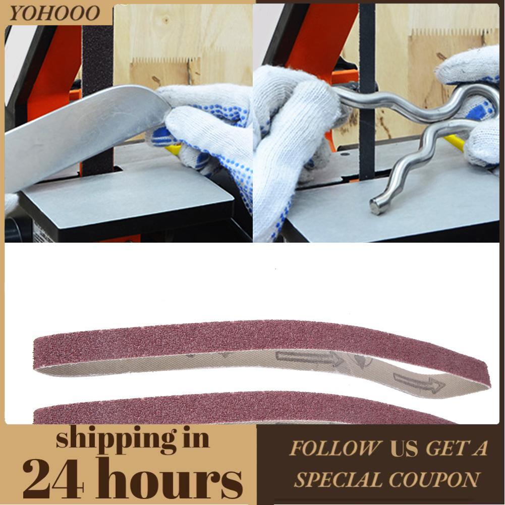 Yohooo Yohooo Hilitand 10PCS เข็มขัดขัด 457x13 มม.อลูมิเนียมออกไซด์เข็มขัดขัดสำหรับเฟอร์นิเจอร์ไม้ G