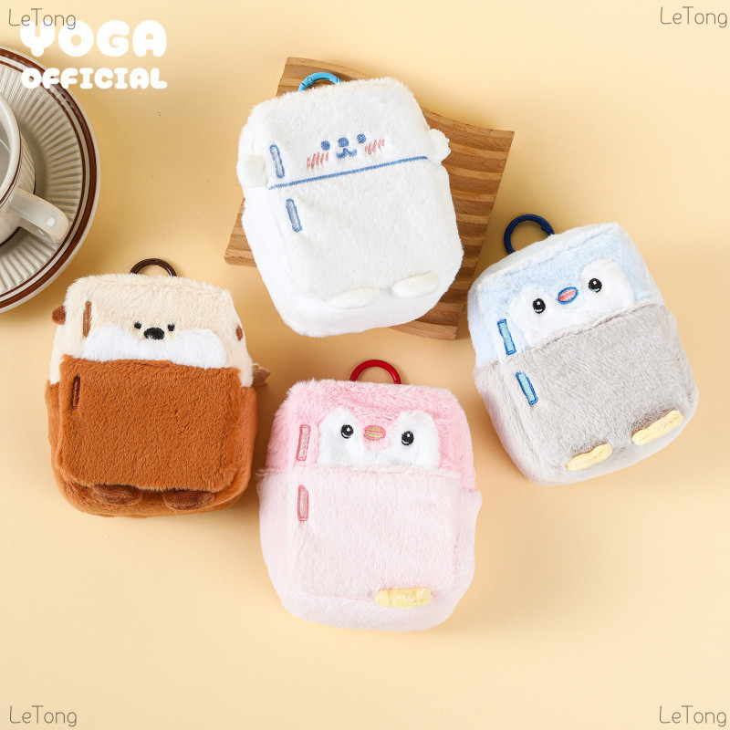 Kepeloon Ocean Link ตุ๊กตาน่ารักมินิตู้เย็นกระเป๋าน่ารักการ์ตูนเพนกวินหมีขั้วโลกปวดกระเป๋ากระเป๋าวัตถุขนาดเล็กถุงเก็บ