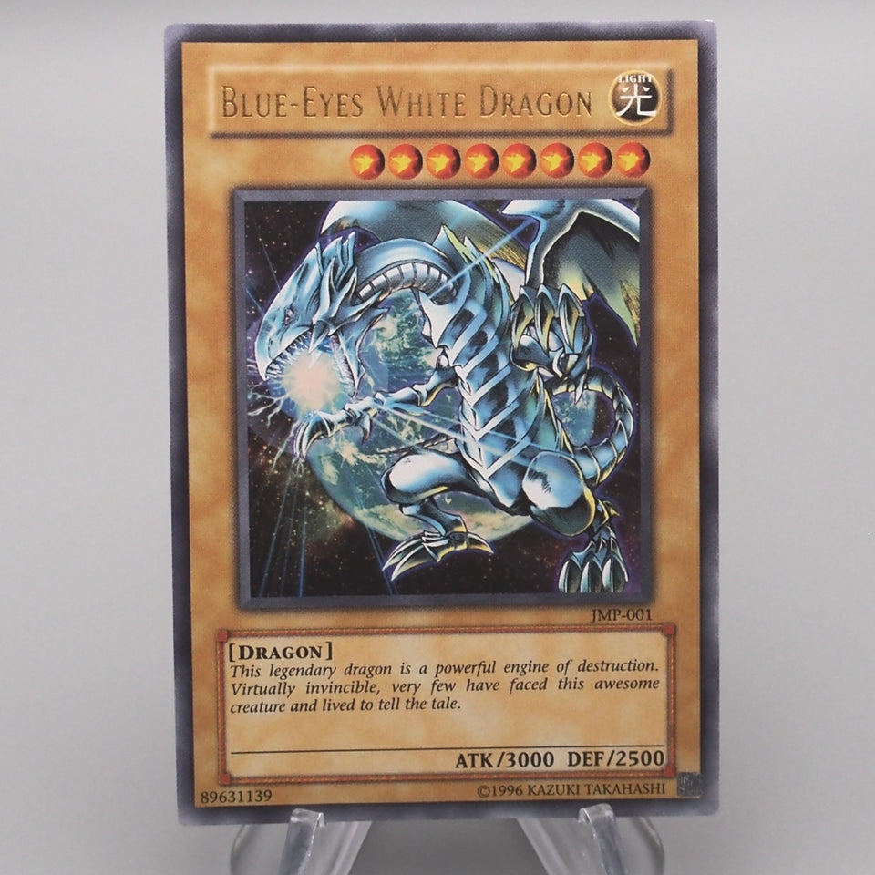 YuGiOh Blue Eyes White Dragon Ultra JMP-001 Shonen Jump Promo EX English s642
