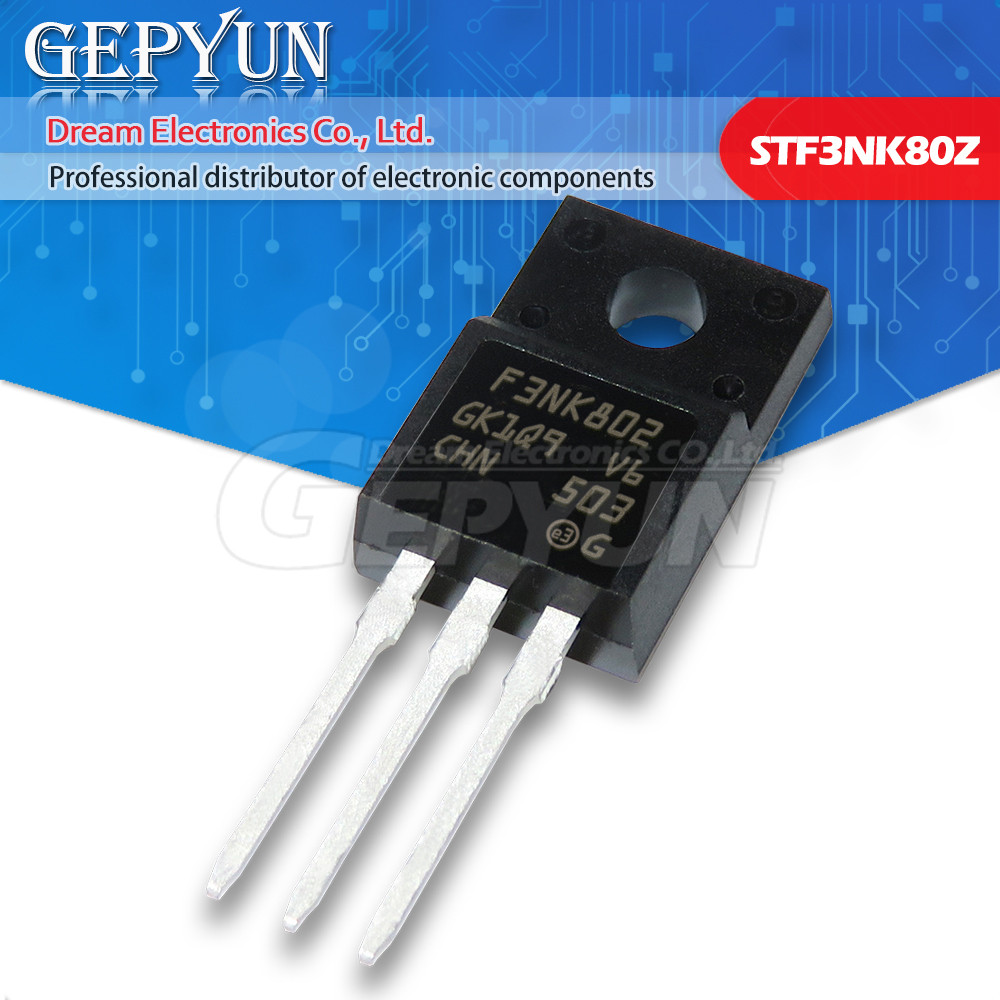 10PCS STF3NK80Z TO-220F STF3NK80 TO-220 F3NK80Z STF13NK50ZFP MOS FET transistor