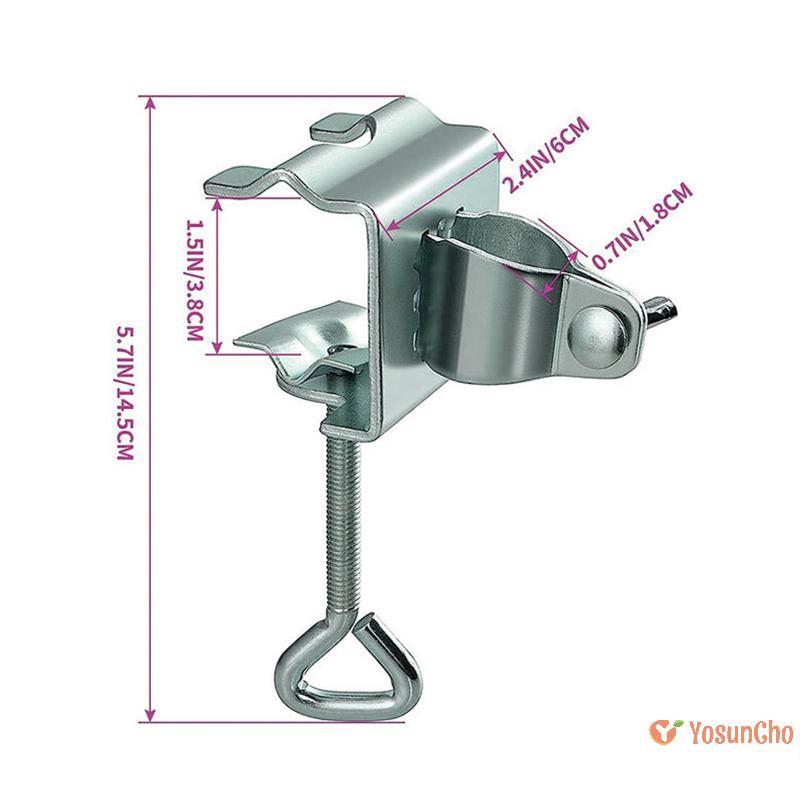 ขาตั้งร่ม Heavy Duty แบบพกพา ทำจากโลหะ มีฐานปรับได้ สำหรับใช้กลางแจ้งและยึดเก้าอี้ ราคา ถูกที่สุด ดีลบีเคเค แกลเลอรีภาพที่ 5