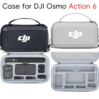 กรณีสําหรับ DJI Action 6 กระเป๋าเก็บกล้องกีฬาแบบพกพาสําหรับ DJI Osmo Action 6 กล่องเก็บของแบบบูรณาการอุปกรณ์เสริม