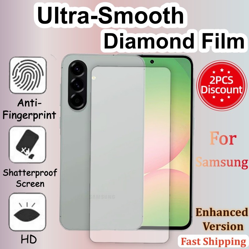 แผ่นป้องกันหน้าจอแก้วแข็ง ความชัดสูง ป้องกันรอยนิ้วมือ สำหรับ Samsung ss A56 A55 A54 A36 A35 A34 A26