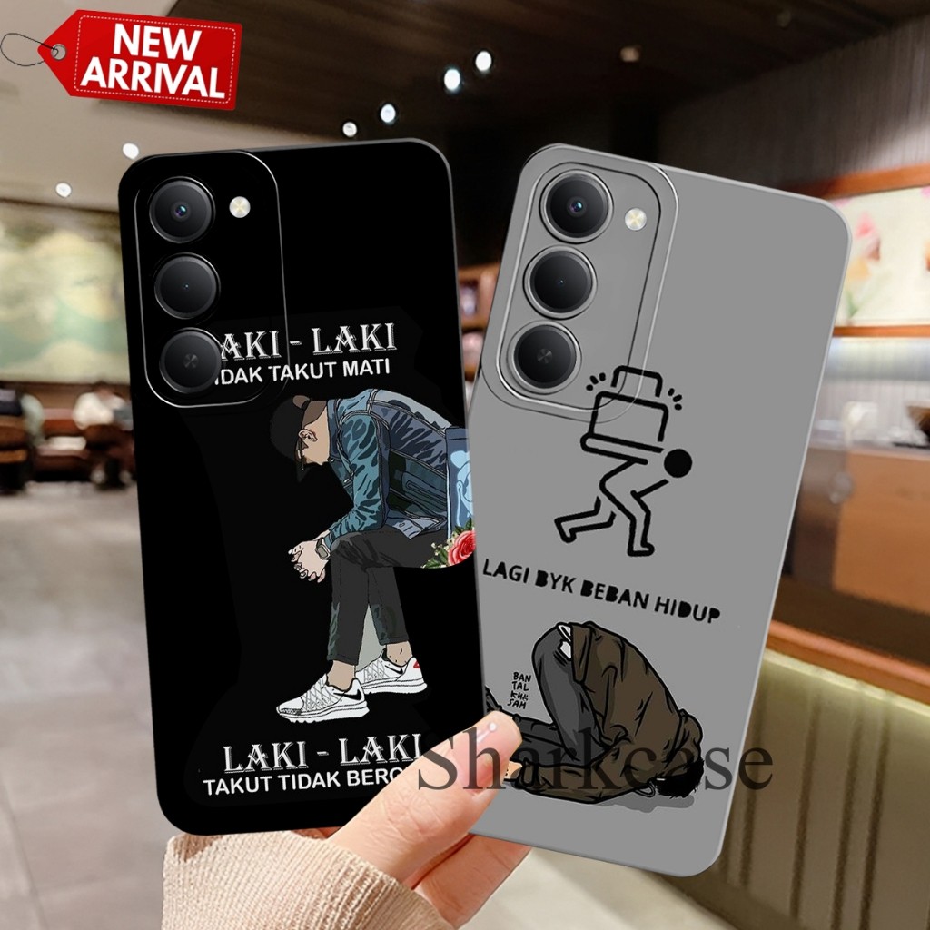 HP Softcase REDMI 15 4G/5G - REDMI 13C - POCO C65 - REDMI 12C - REDMI 12 คําคมสุดเท่ล่าสุด - เคส Red