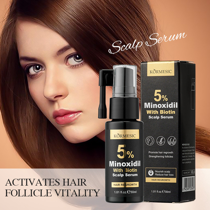 KORMESIC 5% Minnow & Dier Scalp Essence Water Scalp Pure English Scalp Care Supply Cross-Border