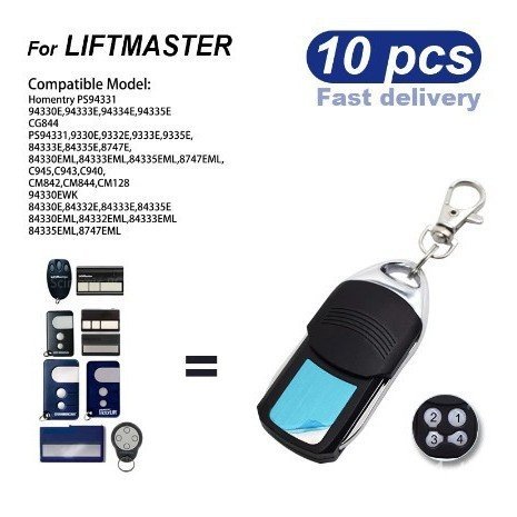 1A5639-7 แผ่น Berlon เครื่องส่งสัญญาณรีโมทคอนโทรลประตูโรงรถรีโมทคอนโทรล MotorliftLiftmaster NSIO