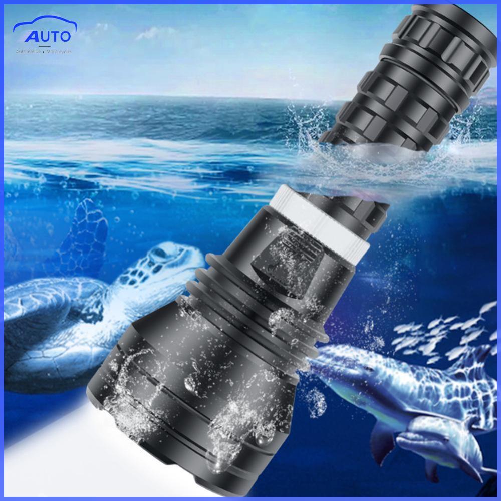 ❤ Itechcool Super Bright XHP70 ไฟฉาย LED ดําน้ําไฟฉายใต้น้ําโคมไฟแบบพกพา