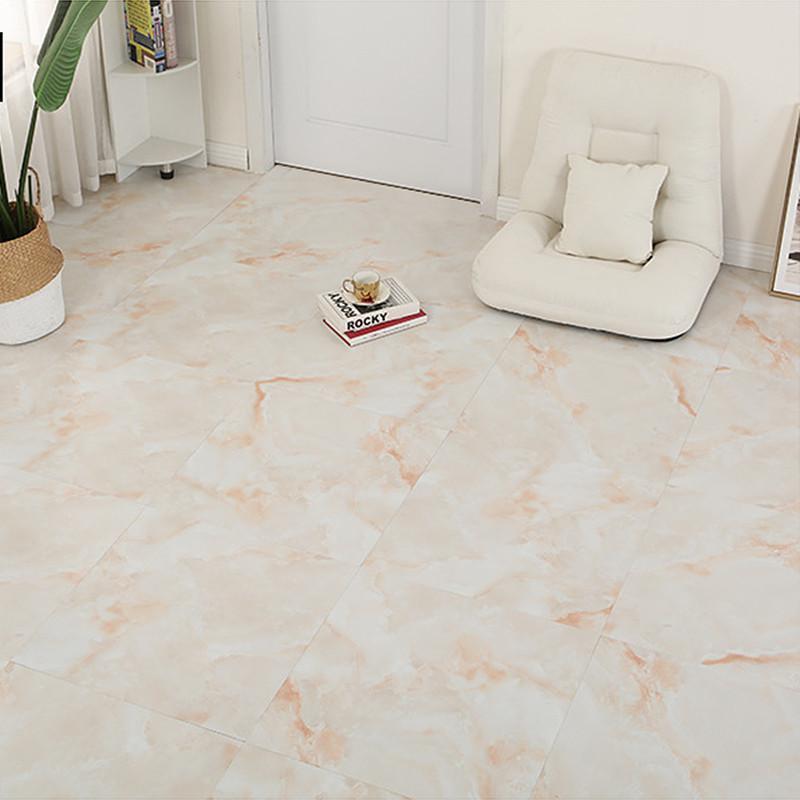 กระเบื้องยางลายหินอ่อน กระเบื้องปูพื้น 60x60 ซม PVC กาวในตัว กระเบื้องยาง ปูพื้นห้องนอน ทนทานต่อการส