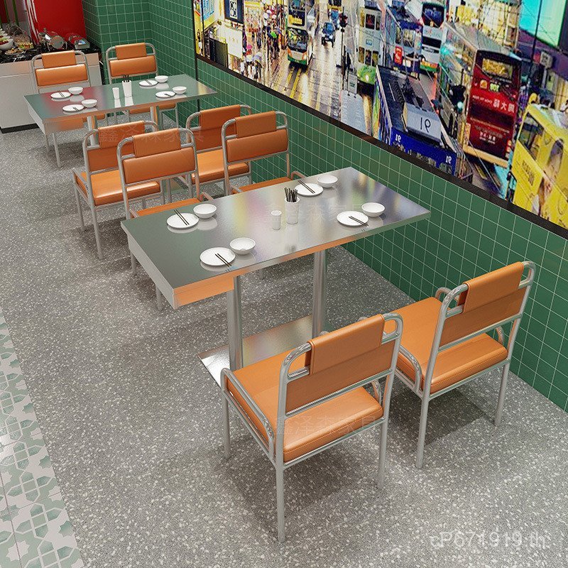 ผสมเก้าอี้พับ ผู้มีอิทธิพล สแตนเลสร้านอาหารโต๊ะเก้าอี้ชาร้านอาหารขนมขบเคี้ยวบาร์ร้านอาหารตะวันตกขนมบ