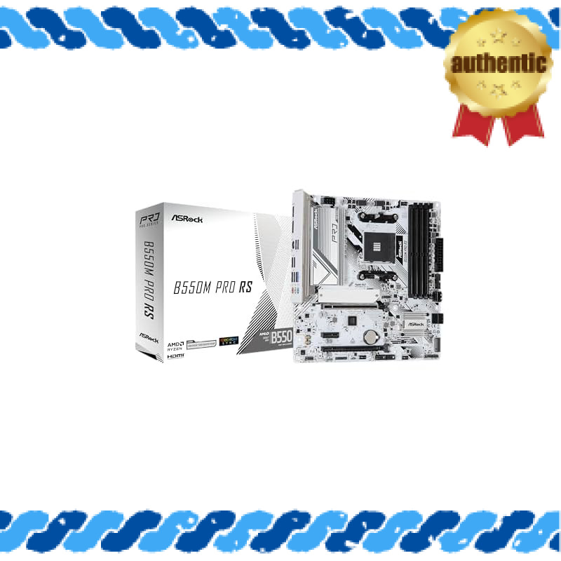 ASRock Motherboard B550M Pro RS Compatible with AMD Ryzen 5000 Series CPUs (Socket AM4) B550 Chipset Micro ATX DDR4 Motherboard [Authorized Domestic Distributor Product]