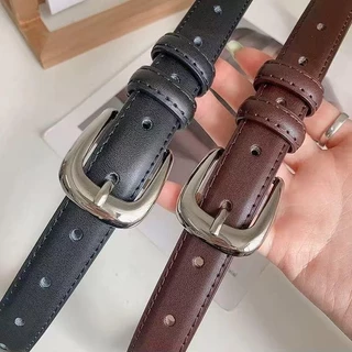 Miss_J พร้อมส่งจากกทม🎀 เข็มขัดแฟชั่นวินเทจสำหรับผู้หญิง Y2K Belt สามารถใส่คู่กับกระโปรงหรือกางเกงได้
