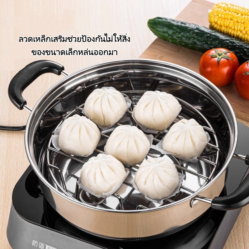 Sanli ตะแกรงสแตนเลส ตะแกรงย่าง ตะแกรงรอง สําหรับทําอาหาร ที่วางของร้อน ที่รองหม้อร้อน ที่รองจานร้อน - รูปที่ 6