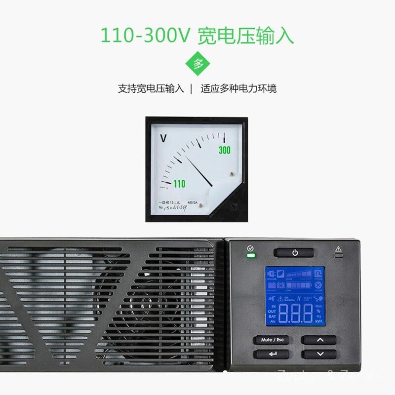 Schneider UPS อย่างต่อเนื่องคอมพิวเตอร์ Server Rack ประเภท SPRM6KL 6KVA/6KW การสํารองตัวควบคุมแรงดัน