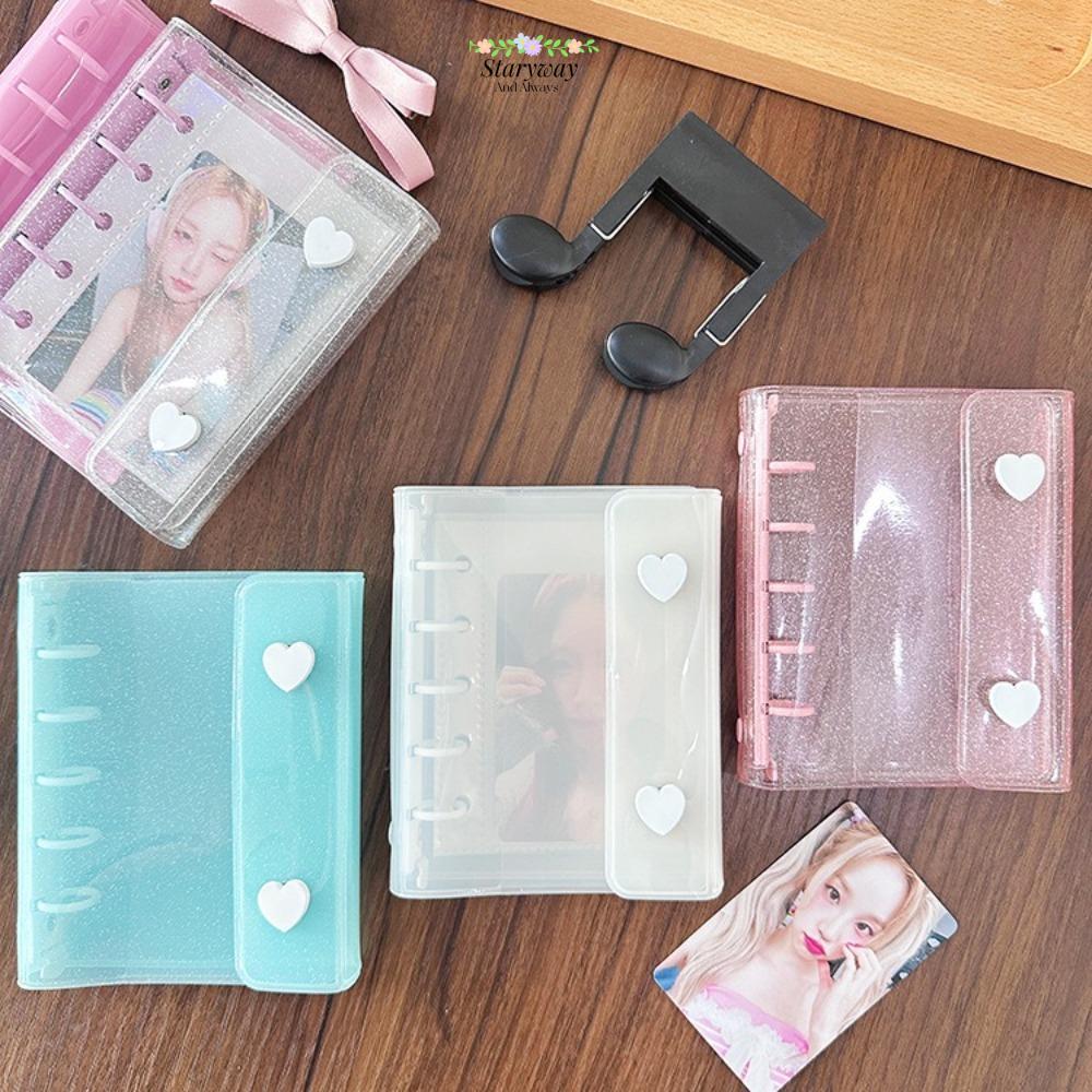 STARYSWAY Binder ปกหลวม,สมุดไดอารี่กันน้ําความจุขนาดใหญ่, อัลบั้มรูป M5 Binder 5 หลุม