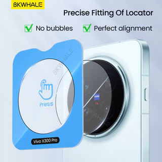 BKWHALE HD กล้อง Protector กระจกนิรภัยสําหรับ Vivo X300 Pro X200 Pro Mini X100 Ultra X200S X100S Y300Pro iQOO 13 Z10 Turbo 12 Pro เต็มหน้าจอครอบคลุมเลนส์ใสป้องกันฟิล์ม