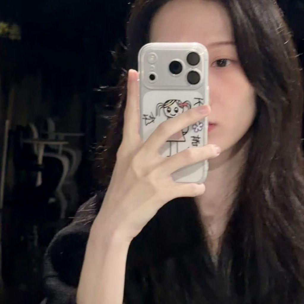 Bad Girl เหมาะสําหรับ Apple 17pro/15promax/16 เคสโทรศัพท์ 14/13/12 นุ่ม XR/XS ขอบตรง 7p เคสโทรศัพท์