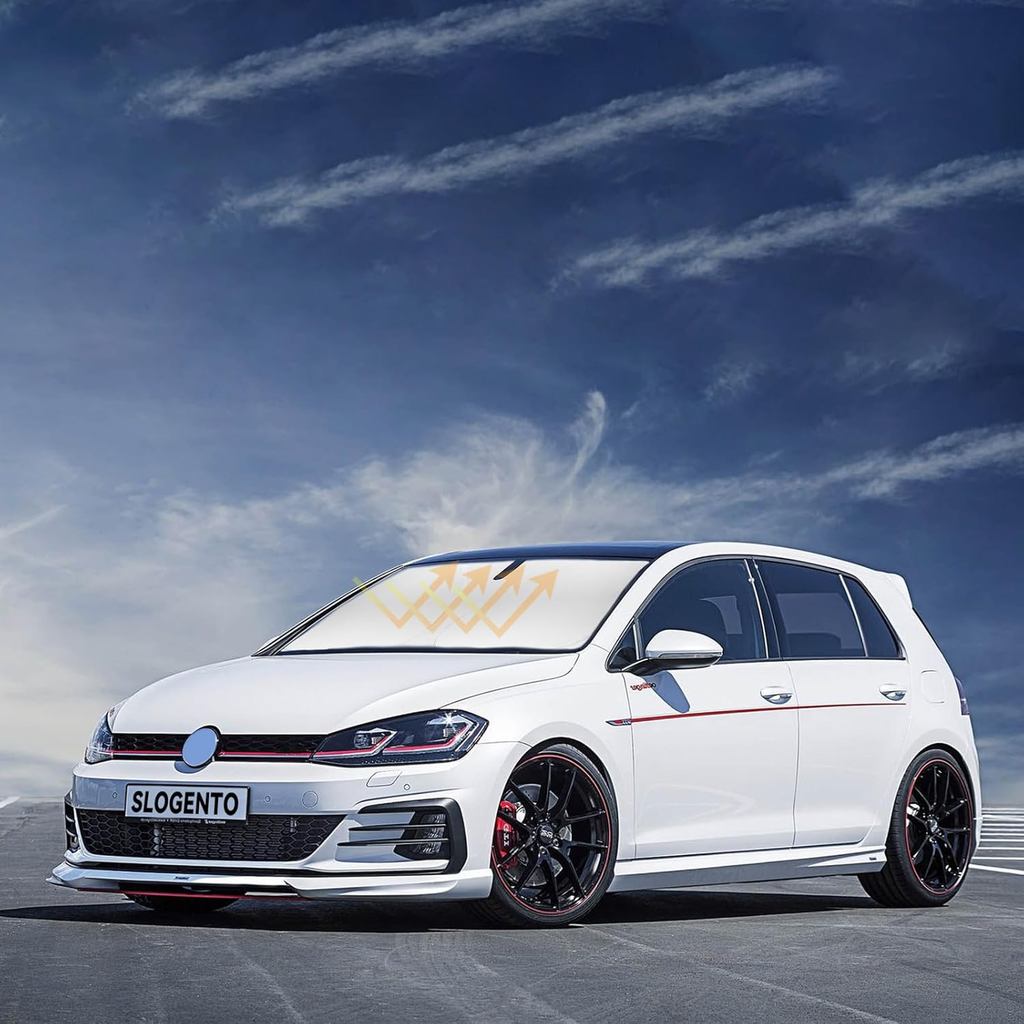Sun Shadeสําหรับกอล์ฟGTI E-Golf VW Golf Rกระจกบังแดดเหมาะสําหรับ 2015-2020 2021 Volkswagen Golf GTI 