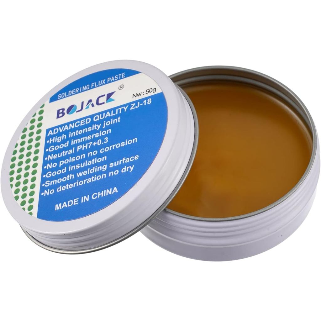 BOJACK Solder Flux, Flux สําหรับบัดกรี, Rosin Soldering Flux Paste 50g