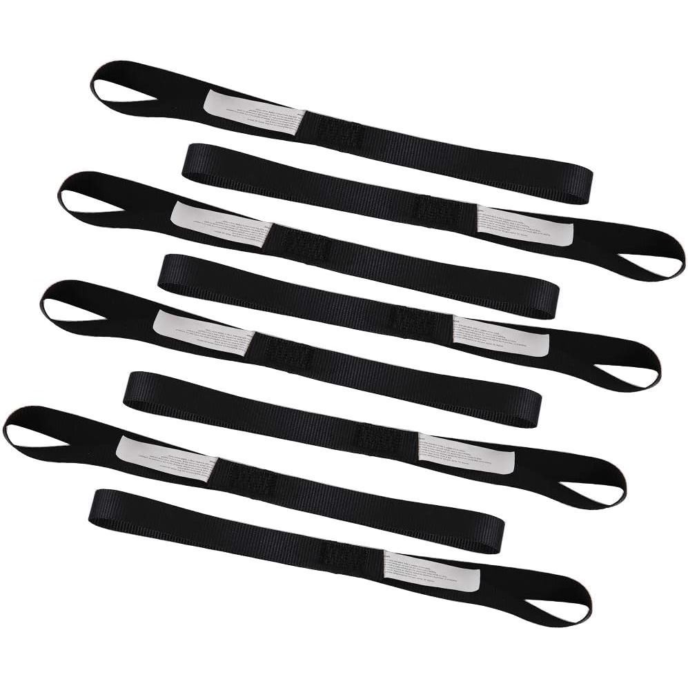 XSTRAP STANDARD Soft Loop Tie-Down Straps 8PK 1-1/16 x 18 นิ้ว - 3600LB Breaking Strength, Loops for