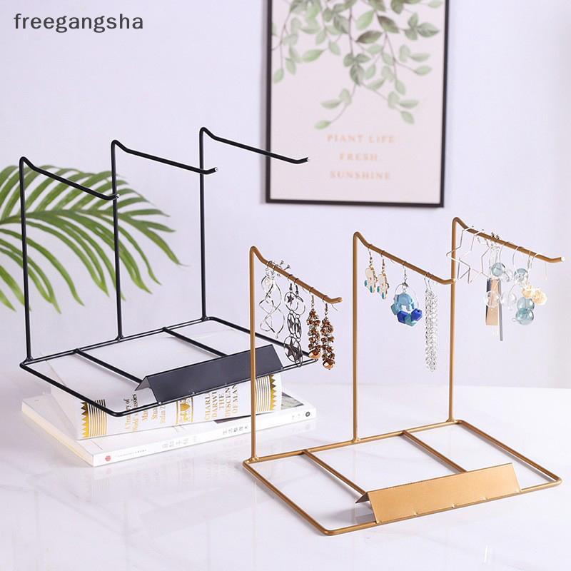 [FREG] สามขากรรไกร Desktop Storage Holder ลิปสติกและพวงกุญแจ Organizer จี้ Rack สําหรับ Shop Nail Ar