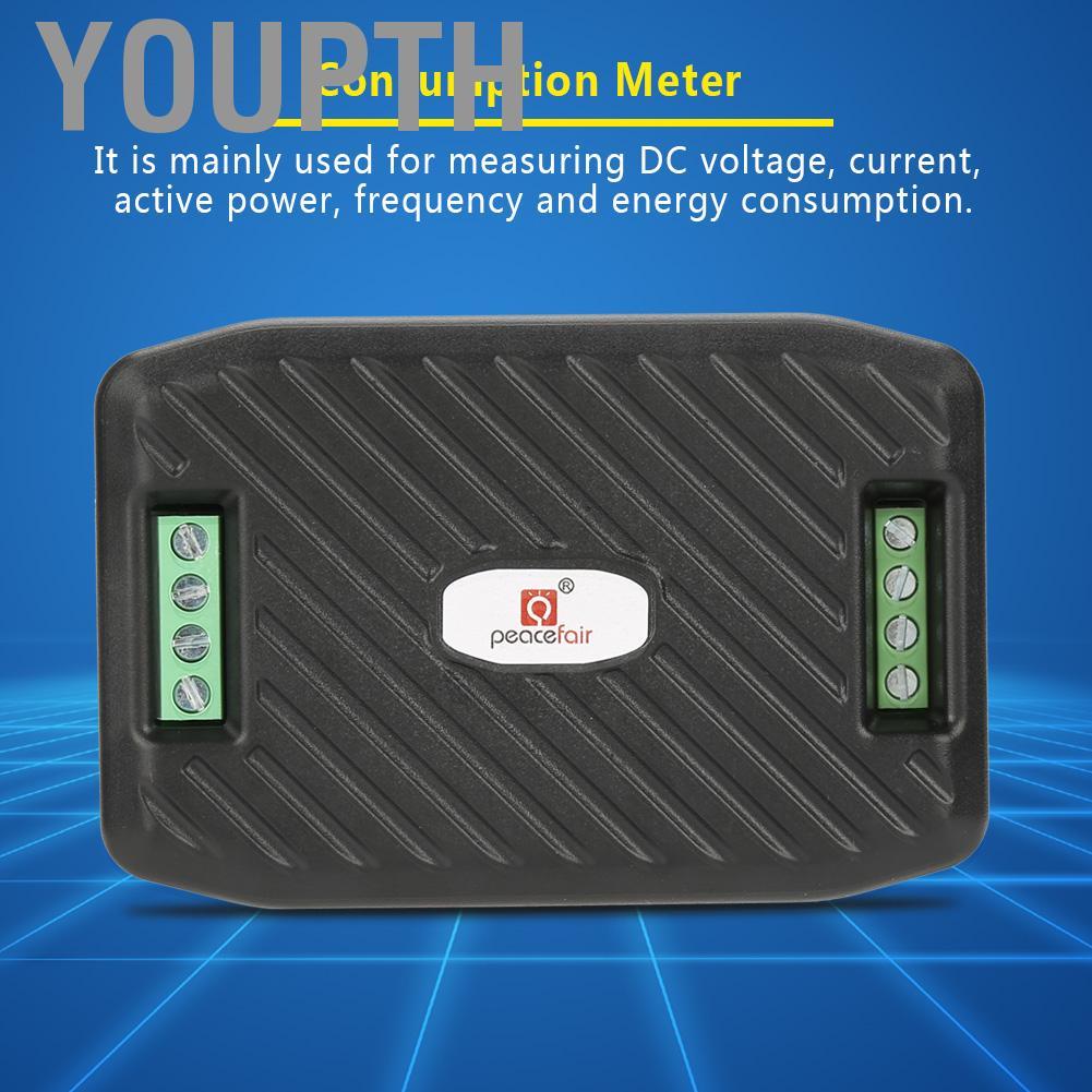 youpth PEACEFAIR PZEM017 เครื่องวัดพลังงานไฟฟ้ากระแสตรงสำหรับชุดต่างๆ (PZEM-017)