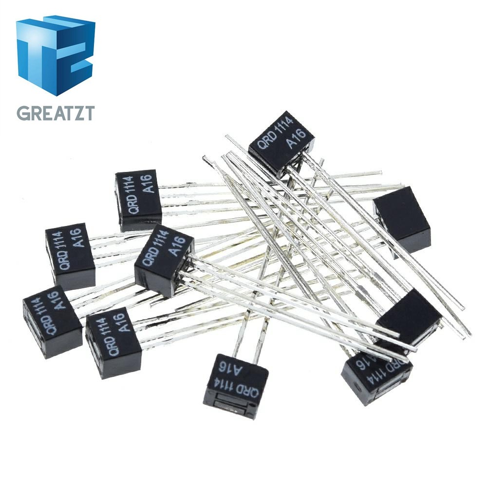 GREATZT 10PCS QRD1114 RD1114 D1114 1114 DIP-4 เซ็นเซอร์ระบายความร้อน