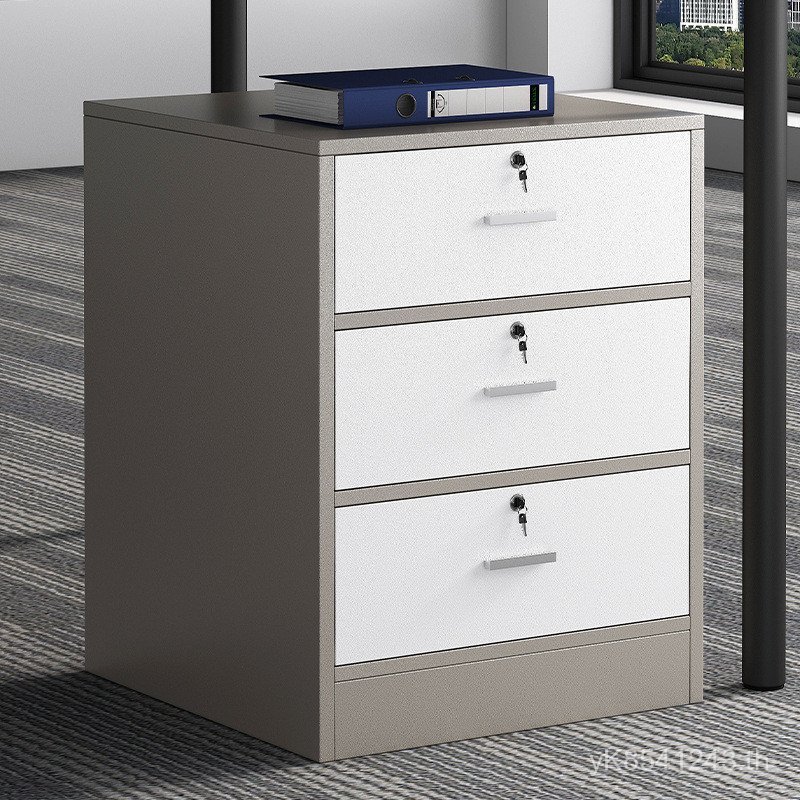 ตู้ล็อกเกอร์สํานักงานชั้นตู้ข้อมูลตู้เก็บเอกสารตู้แฟ้มชั้นตู้ใต้โต๊ะล็อคลิ้นชักรวม QOS8