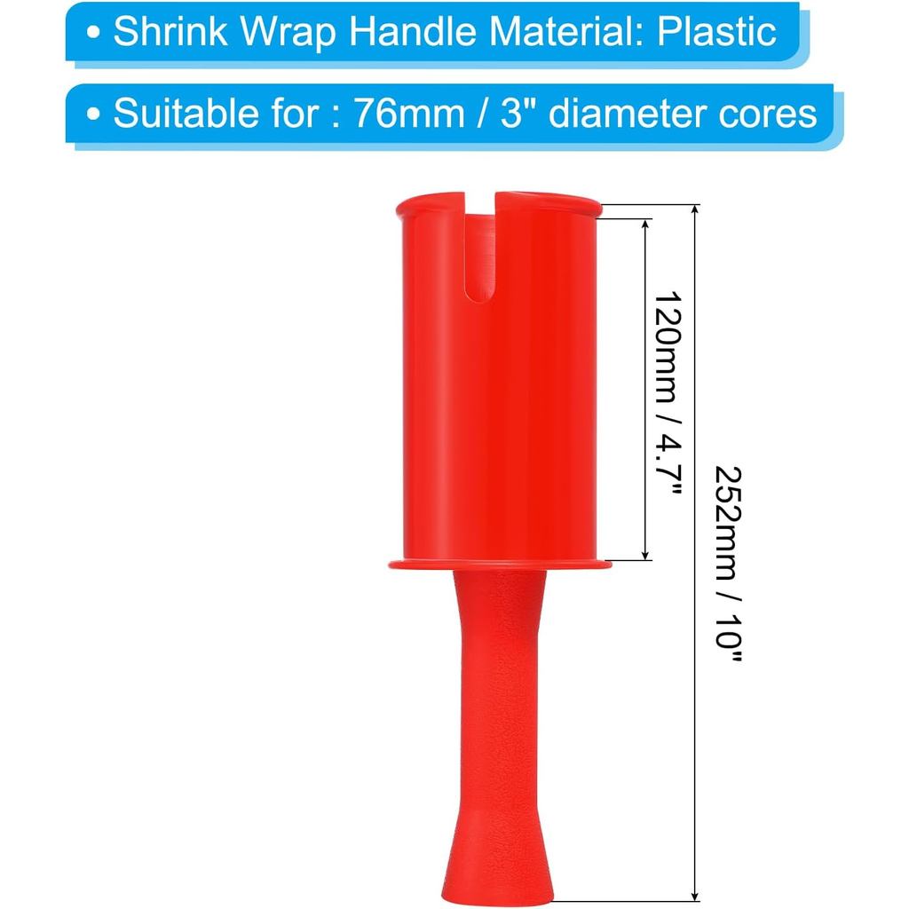 PATIKIL 10inch Shrink Wrap Handle, 2 Pcs Stretch Wrap Dispenser Stretch Film Dispenser Small Hand fo