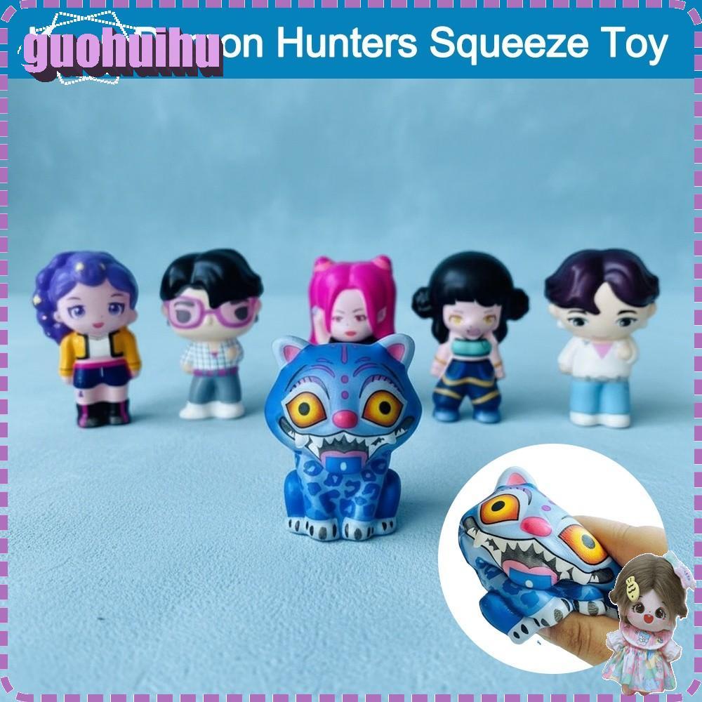 GUOHUIHU อะนิเมะของเล่นสกุชชี่ป้องกันความเครียด​​, เดอร์ปี้|Rumi Mira Zoey Derpys Kpop Demon Hunters