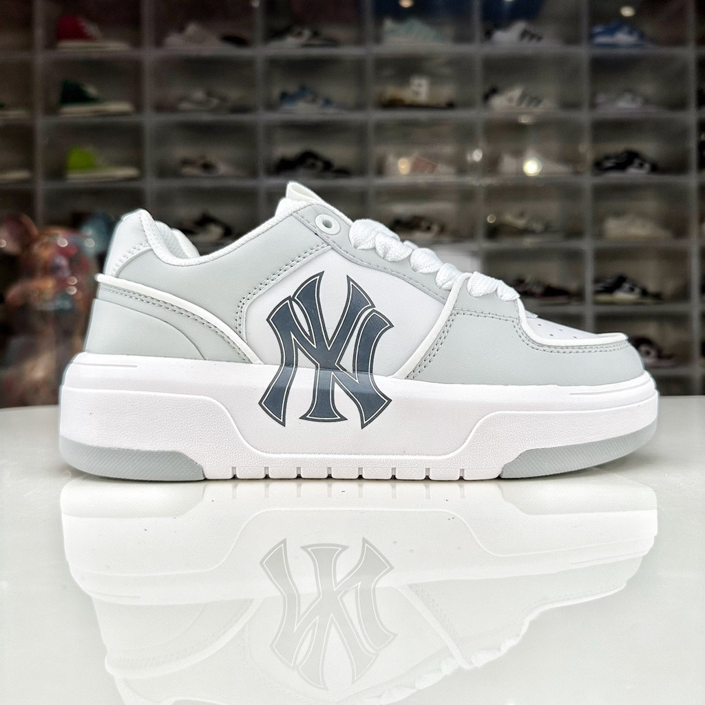 MLB รองเท้าผ้าใบผู้ชายน้ําหนักเบาเพิ่มความสูงรองเท้ากีฬา 3asxca12n50grl 35. 5-44