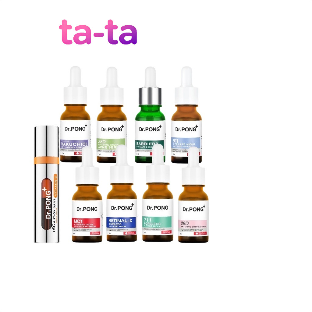 Dr.PONG serum รวมเซรั่มขายดี ดร.พงศ์ ครบทุกสูตร
