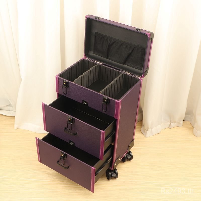 Go Out Trolley Beauty Outing กล่องแต่งเล็บ Tattoo Eyebrow Movable แต่งหน้ากล่อง Tattoo Artist และช่า