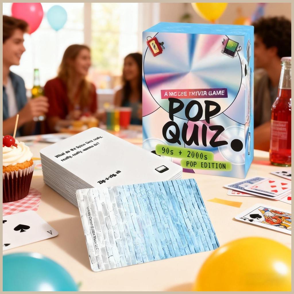 สําหรับแก้ไขเนื้อเพลง 90s และ 2000s trivia การ์ดเกมเพลง 90s 2000s Interactive ของเล่นเนื้อเพลงเครื่อ