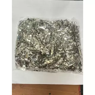 surebag-เข็มกลัดแป้น แป้นเข็มกลัด สีเงิน 2cm-3cmDIY (ประมาณ 1,000 ชิ้น)