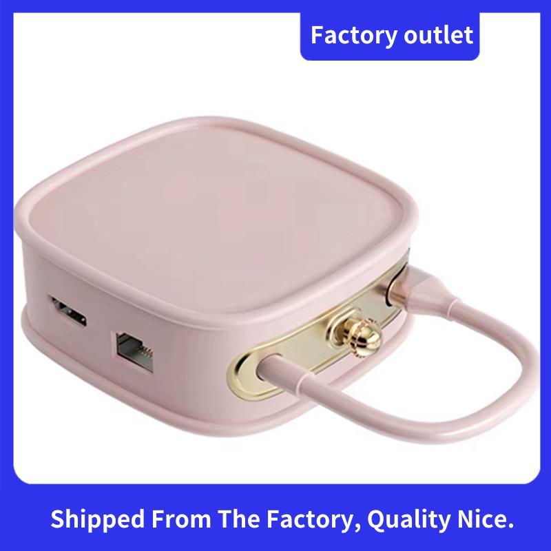 10 in 1 สําหรับ Docking Station Hub USB Type C ถึง 60Hz USB-C TV Base Stand สําหรับ