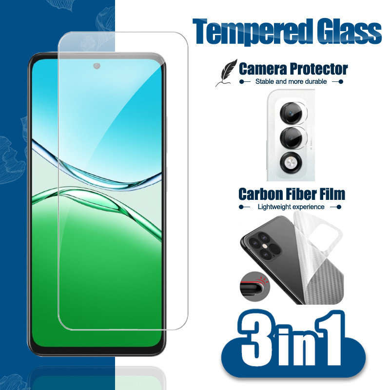 สําหรับ OPPO A5i Pro 5G 4G กระจกนิรภัยสําหรับ OPPO A5i A5 A5m Pro A6 GT Max 4G 5G Full-Transparent ห