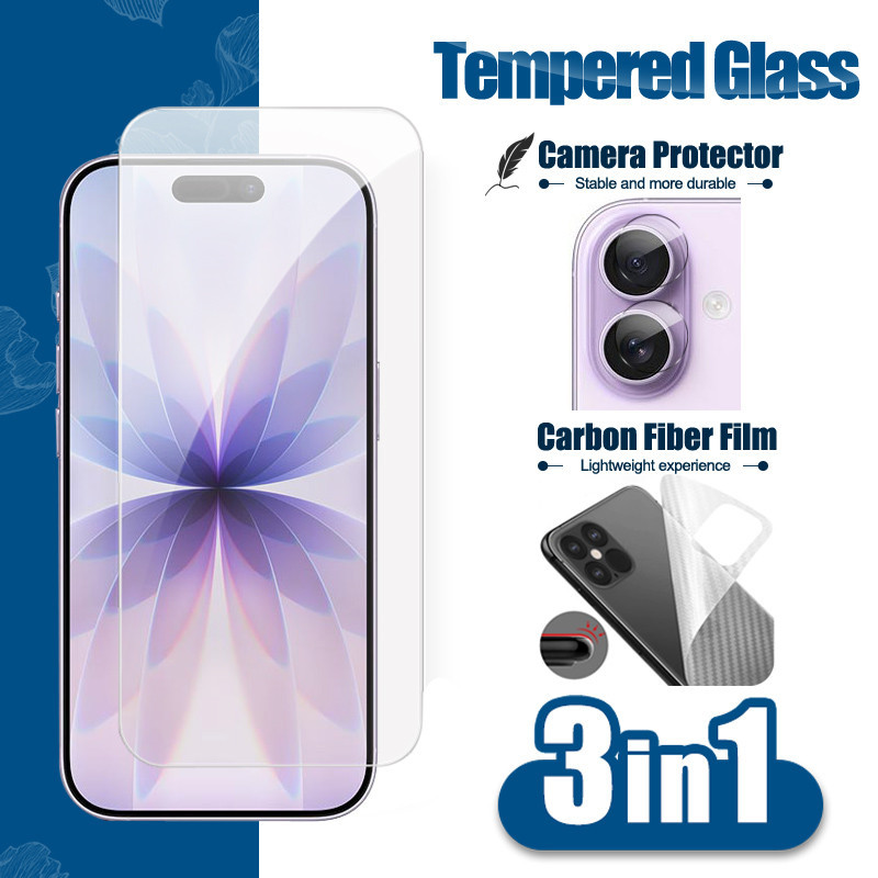 ป้องกันหน้าจอสําหรับiPhone 17 HDกระจกนิรภัยสําหรับiPhone IP Air 17 Pro Max 17 16e Pro Max Plus ProMa