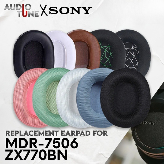 แผ่นรองหูฟัง Earcup Sony ZX770BN MDR7506 ZX 770 BN MDR 7506 Pad