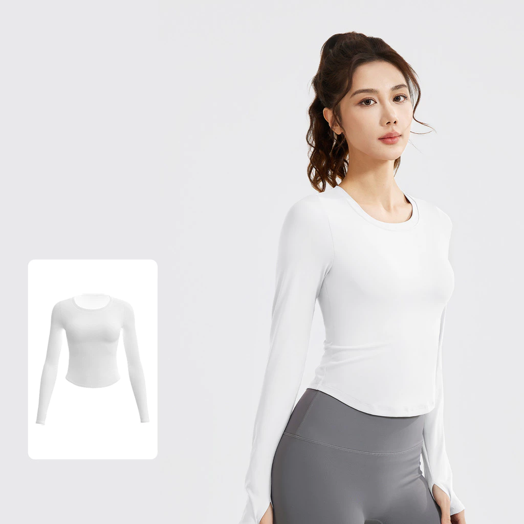 MVP Sport เสื้อยืดแขนยาว คอกลม ออกกำลังกาย ระบายอากาศ thumbnail 4
