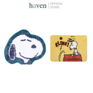 พรมเช็ดเท้า Snoopy Tuft Micro ซับน้ำดี ด้านหลังเสริมแผ่นรอง …