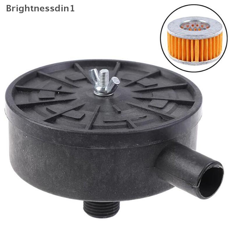 [Brightnessdin] กรองอากาศ Silencer Filter Element Airpressor Male Thread Canister Filter Bq