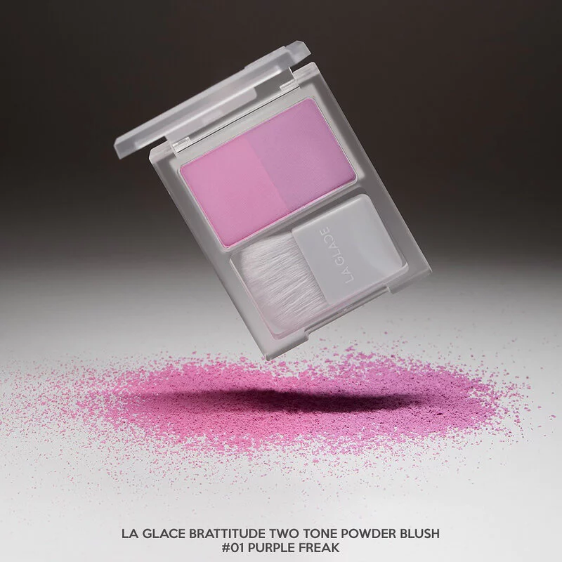 LA GLACE Brattitude Two Tone Powder Blush 4g thumbnail 9